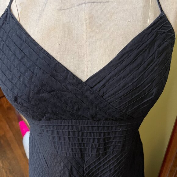 Y2K vintage GAP black halter sundress sz 6 - Picture 12 of 13